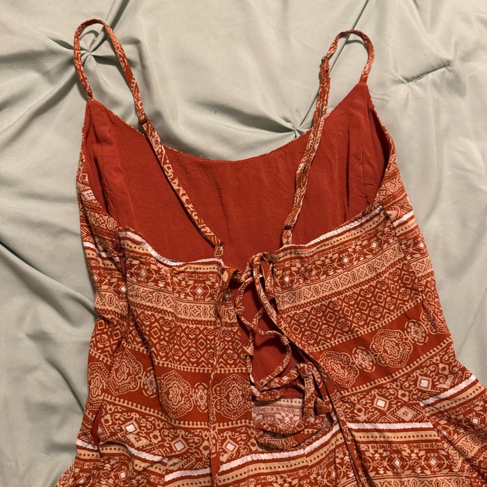 Forever 21 Rust Patterned Mini Dress - Picture 3 of 6